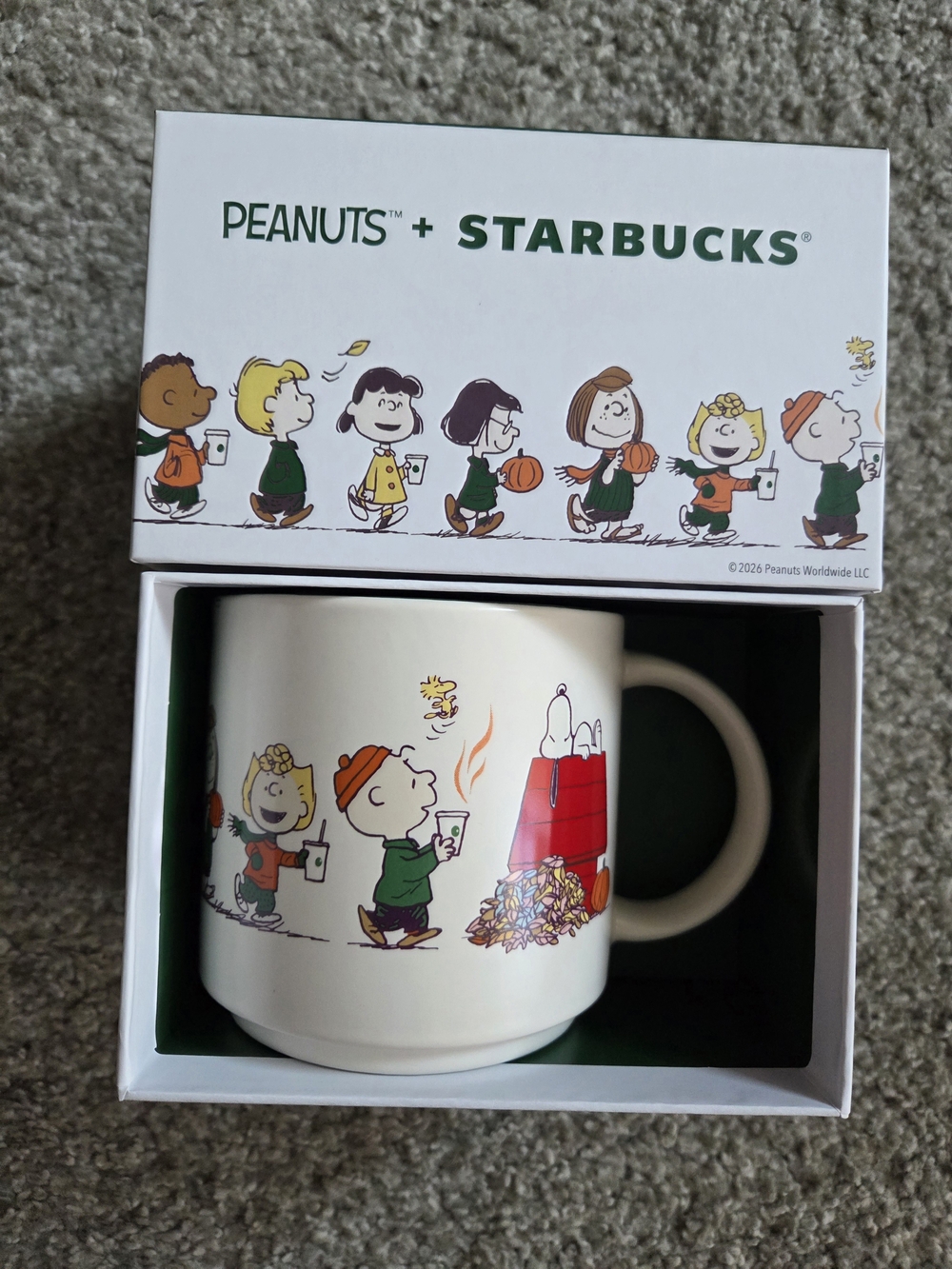 Peanuts Snoopy x Starbucks Ceramic Character Mug Fall Collection 2026